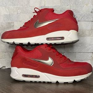 Nike Air Max 90 Essential Size 11.5 Red/White